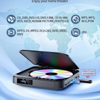 Mini DVD Player HDMI, DESOBRY 1080P HD Small Compact DVD Player for Smart TV with All Region Free, DVD CD Player with AV Output, USB/TF Card Input, Remote Control, Support PAL/NTSC - Image 5