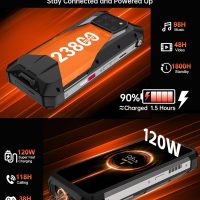 Tank 3 Pro Rugged Smartphone, Android 14 5G Cell Phone with Projector, 32GB RAM+512GB ROM, 6.79" Waterproof Outdoor Mobile Phones Unlocked, 23800mAh/OTG/GPS(Support T-Mobile&Verizon Only) - Image 3
