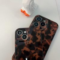 Tortoise Shell Phone Case for iPhone 15 Pro Max Retro Leopard Cheetah Print Chic Animal Pattern Cool Girls Amber Brown Soft TPU Protective Cover(for iPhone 15 Pro Max 6.7'') - Image 5