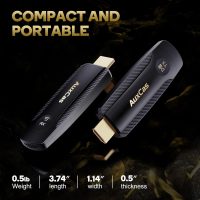 Wireless HDMI Transmitter and Receiver 4K 330FT/100M - Mini Wireless HDMI Extender Plug & Play Portable 5G+2.4G, 4K Decode 1080P 60Hz Ultra HD, Display Adapter for TV for Video and Audio to Monitor - Image 2