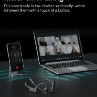 OpenComm2 UC 2025 Upgrade - Open-Ear Wireless Computer Headset with Boom Mic, Bone Conduction Bluetooth Stereo Headphones, USB-C Dongle Compatible with PC and Mac, Zoom Certified - C120 UC - Image 7