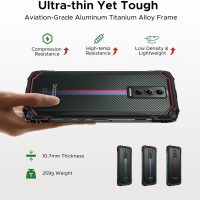DOOGEE Blade10 Energy Android 15 Rugged Phone 4.5G,10.7mm Ultra-Thin,24GB+128GB/TF 2TB Octa Core Rugged Smartphone,6.56"HD+ 90Hz,16MP Camera,IP68/IP69K Waterproof Phone,6150mAh/Widevine L1/NFC/Face ID - Image 2