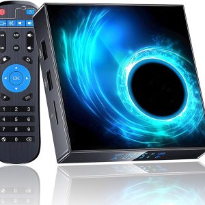Android TV Box 2025, Android 10.0 TV Box 4GB RAM 32GB ROM AllWinner H616 Quad-Core Support Dual WiFi 2.4G/5G 6K 4K H.265 3D Bluetooth 5.0 Smart Box for TV