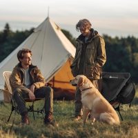 Gonex Portable Camping Chair, The 5th Gen Ultralight Compact Backpacking Foldable Lightweight Folding Chair for Outdoor Camp Hiking Beach Picnic Concert, Supports 330lbs (Black,1PCS) - Image 7