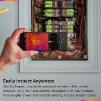 FLIR ONE Pro - Thermal Imaging Camera for iOS Smartphones (iPhone 15 and Newer w/USB-C), 320x240 Super Resolution (160x120 Native IR) - Image 8
