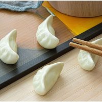 Solid Ceramic Kitchen Tableware Dining Japanese style Creative Cute Simple Design Spoon Rest Rack Chopstick Rest - Image 5