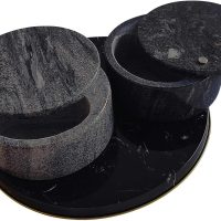 Electric Stove Burner Covers Range Top For Expanding Counter Space Stovetop Decor (Black Marble) - Image 4