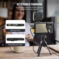 NEEWER S24 Ultra Phone Cage with 67mm Filter Adapter, 17mm Lens Backplate, T Mount Lens Adapter, Smartphone Video Rig Stabilizer Compatible with Samsung Galaxy Moment T Series Lenses, PA042 - Image 8