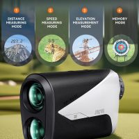 SUNPOW Golf Rangefinder with Slope -1000 Yards Range Finder with Flag Pole Locking Vibration-7X Magnification Rechargeable Golf Range Finders for Hunting - Image 5