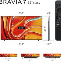 Sony 85 Inch Mini LED QLED 4K Ultra HD TV BRAVIA 7 Smart Google TV with Dolby Vision HDR and Exclusive Features for PlayStation®5 (K-85XR70) - Image 2