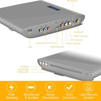Slot-in All Region Free DVD Player - 1080P HD with HDMI & AV Output, USB Input, Remote & AV Cable, Wall Mountable (Grey) - Image 7