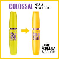 Maybelline Volum' Express Colossal Washable Mascara Makeup, Volumizing, Glam Black, 1 Count - Image 2