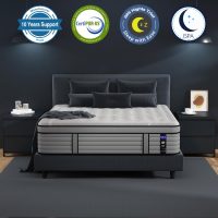 DIFAME 16 Inch Queen Size Mattress, Firm Hybrid Mattress Queen in a Box With Gel Memory Foam, Individually Pocket Spring, Breathable & Cooling Fabric, Pressure & Back Pain Relief, Upgrade Edge Support - Image 6