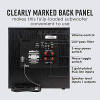 Polk Audio PSW10 10" Powered Subwoofer Home Audio – Power Port Tech, Up to 100 Watts, Big Bass in Compact Design, Easy Setup with Home Theater, Timbre-Matched with Monitor & T-Series Polk Speakers - Image 5