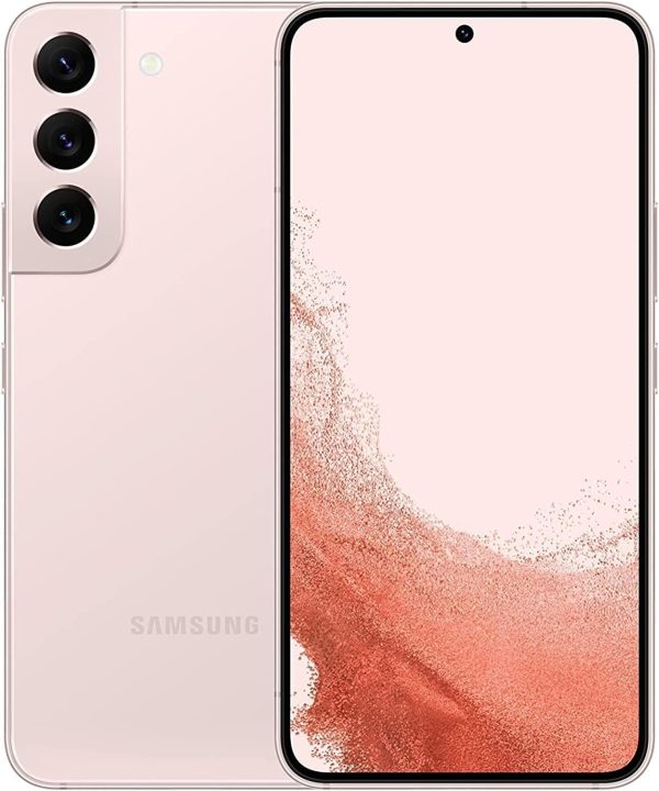 SAMSUNG Galaxy S22+ Plus 5G, US Version, 256GB, Pink Gold - Unlocked (Renewed)