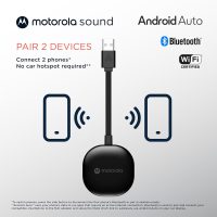 Motorola Sound MA1, The Only Google Authorized Wireless Android Auto Car Adapter, Smartphone to Screen Wireless Bridge Car Accessories, USB Type-A - Image 8