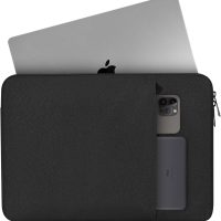 CaseBuy MacBook Pro 16 inch Sleeve Protective Case for 16-inch New MacBook Pro M4/M3/M2/M1 Pro/Max A3186 A3403 A2991 A2780 A2485 2025-2021, Water-Resistant Laptop Bag with Accessory Pocket -Black - Image 6