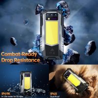OUKITEL WP100 Titan Rugged Smartphone 5G - 33000mAh Rugged Phone with Projector, 48GB+512GB Unlocked Android 14 Cell Phones with 1200 Lumens Camping Light, 6.8'' FHD+120Hz Smartphone, 200MP, Black - Image 7