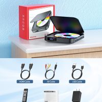 Mini DVD Player HDMI, DESOBRY 1080P HD Small Compact DVD Player for Smart TV with All Region Free, DVD CD Player with AV Output, USB/TF Card Input, Remote Control, Support PAL/NTSC - Image 9