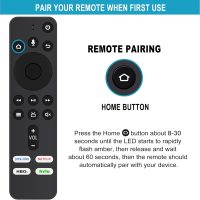 Allimity CT-RC1US-19 NS-RCFNA-19 Replacement Voice Command Remote Compatible with Insignia/Toshiba/Pioneer/Hisense Smart TV Editions Built-in Amazon TV with Prime Video, Netflix, HBO, Hulu Buttons - Image 4