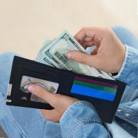 Men's Wallet Bifold Slim Wallet for Men, Minimalist Wallet for Men with 3 Card Slots, 1 ID Window, 1 Cash Slot (Coffee) - Image 4