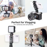 ULANZI ST-06S Phone Tripod Mount, Universal Smartphone Mount Adapter with 2 Cold Shoe, 360° Rotates Adjustable Cell Phone Clip Clamp Holder, Compatible with iPhone, Samsung Galaxy and All Phones - Image 7