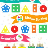 Montessori Toys for 1 2 3 Year Old Boys Girls Gifts, Wooden Shape Sorter Toys for Ages 2-4, Toddler Learning Toy Puzzles Birthday Gift Ages 1-3 - Image 3