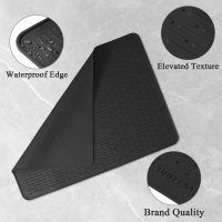Stove Top Cover for Electric Stove - Silicone Stove Mat for Glass Top, Glass Cooktop Protector, XL Dish Drying Mats For Kitchen,Oven Covers for Electric Stove (Black,28 x 20) - Image 4
