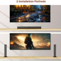 Wohome 2 in 1 Detachable Sound bar with Subwoofers, 4.1 Channel Bluetooth Sound Bar for Smart TV, Home Theater Surround Sound System, Optical,HDMI-ARC, USB Input, Bass Adjust, Remote/Button Control - Image 5