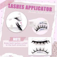 FADLASH 2 Pair Magnetic Eyelashes with Applicator Reusable Magnetic Lashes Wispy Lashes No Glue Needed False Eyelash Natural Look (A02) - Image 6