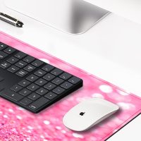Long Mouse Pad XXL,Ergonomic Desk Mat Gaming Set,Keyboard Wrist Support Rest Mouse Pad Suitable for Office and Home (XXL Pink Set) - Image 7