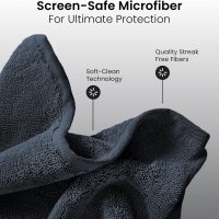 EVEO® Screen Cleaner Spray Kit (Streak-Free) TV Screen Cleaner for Smart TV, LCD, LED, OLED | Computer Screen Cleaner Spray and Wipe Microfiber Cloth - TV, Monitor, Laptop, iPad, Car - 6.7oz 1 Pack - Image 6