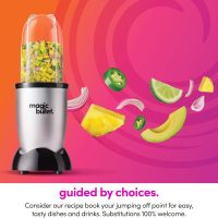 Magic Bullet Blender, Small, Silver, 11 Piece Set - Image 5