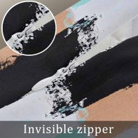 Abstract Smear Art Pillowcases King Size, Abstract Contemporary Graffiti Soft Bed Throw Pillow Covers Case, Decorative Pillow Sham Cushion Cover with Hidden Zipper for Bed Sofa Couch, 20"x26" - Image 7