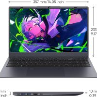 Coolby 15.6inch Windows 11 Laptop, 12GB RAM/256GB SSD, 1920x1080 IPS Display, Intel N95(Beats N5095) Quad Core Laptop Computer, Support Fingerprint, WiFi 5, BT - Image 2