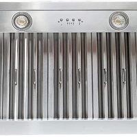 SINDA Hand-Crafted Stainless Steel Kitchen Vent Hood, Professional Stainless Steel Hood Vent, SRH8-TRBW3630R, 36"W x 30"H, Wall Mount, Brushed Stainless Steel - Image 5