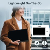 InnoView Portable Monitor, 15.6 Inch FHD 1080P HDMI USB C Second External Monitor for Laptop, Desktop, MacBook, Phones, Tablet, PS5/4, Xbox, Switch, Built-in Speaker with Protective Case - Image 5