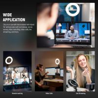 NEEWER Basic 5" Ring Light for Video Conference Lighting, Clip on Light Kit with Desk Tripod Stand for Monitor Laptop Computer Zoom Call Live Streaming Remote Working Learning Video Recording, BR60 - Image 3
