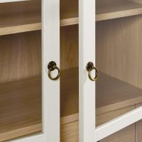 Modway EEI-6639-WHI-OAK Nolan Tall Arched Storage Display Cabinet, White Oak - Image 8