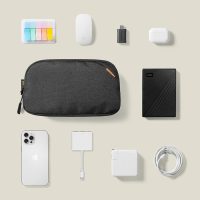 tomtoc Recycled Portable Storage Pouch Bag Case Accessories Organizer Compatible with MacBook Laptop Charger, Mouse, Cables and Hard Drive, Also for Smart Phone Accessories and Personal Items - Image 8