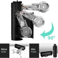 Odoland Portable Camping Stove Butane 1400W Gas Stove Collapsible Backpacking Stove for Indoor Outdoor Cooking Hiking and Picnic - Image 2