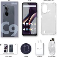 BLU C9 | All-Day Battery | Unlocked | 6.6” HD+ Infinity Display | 64/2GB | US Version | (Grey) - Image 7
