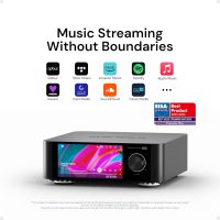 Eversolo Play | 110W X 2CH Music Streamer with Amplifier & DAC | 5.5" LCD Touchscreen, Support Room Correction & Multi Room HiFi Audio System, Stream Qobuz, Tidal&More | Black (Standard Edition) - Image 2