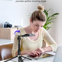 UBeesize Magnetic Tripod for iPhone with Remote, 64’’ Extendable Phone Stand for Video Recording/Vlogging, N52 Strong Holder for iPhone 12-17/Android, Portable Travel Selfie Stick Tripod(Black) - Image 5