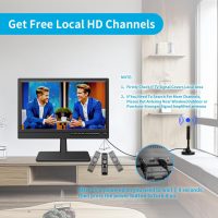 Feihe 14 inch Small Kitchen TV with Digital ATSC Tuner, Built-in TV Stand and Remote Control, HDMI, USB, TF,Hearphone Port for Kitchen/Bedroom/RV/Camping - Image 3