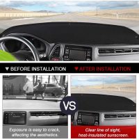 Cartist Dashboard Cover Mat for 2016-2021 2022 Honda HR-V HRV Accessories Dash Cover Flannel Dash Mat Sunshade Glare UV Rays Protector - Image 4