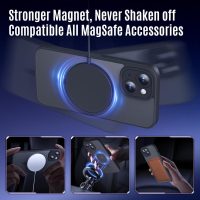 Designed for iPhone 13 Case, Compatible with MagSafe, with Privacy Screen Protectors X2, [Camera Protection] [15FT Military Drop Protection] Shockproof Phone Case, 6.1", Black - Image 3