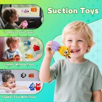 12 PCS Party Favors for Kids, Silicone Animal Pop Fidget Toys with Suction, Birthday Gifts for Boy Girls, Treasure Box Toys, Goodie Bag Stuffers, Prizes for Kids, Pinata Stuffers - Image 3