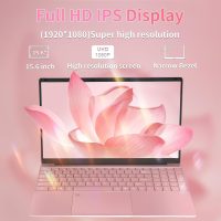 15.6" Pink Laptop,12th Gen N95(Up to 3.4Ghz),DDR4 32G RAM, 512GB NVME SSD, Windows 11 Pro &Office 2019,Fingerprint Lock, Portable Notebook PC with Backlit KB (GB, 512) - Image 2