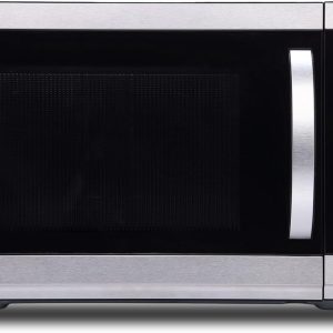 Farberware Countertop 1000 Watts 1.2 cu ft-Smart Sensor Microwave Oven with LED Lighting and Child Lock-Perfect for Apartments and Dorms-Easy Clean Black Interior, Stainless Steel